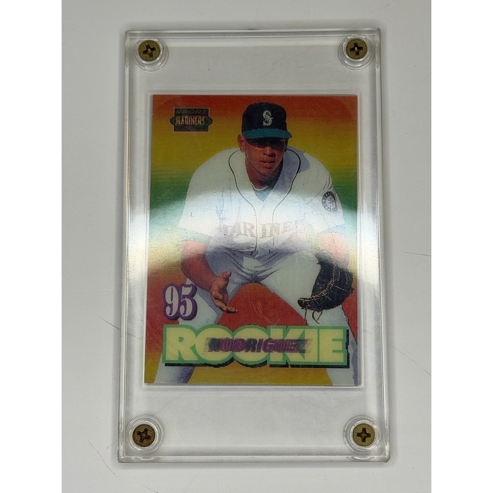 Seattle Mariners Baseball Card, Sportflics 1995 Alex Rodriguez Rookie #141